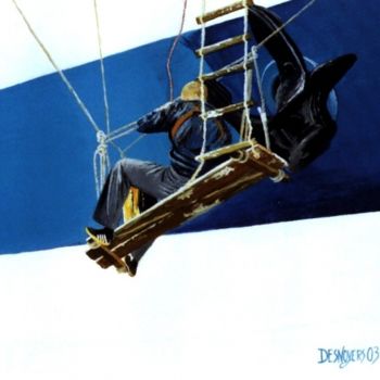 Peinture intitulée "P'TIT COUP DE PEINT…" par Desnoyers, Œuvre d'art originale, Acrylique