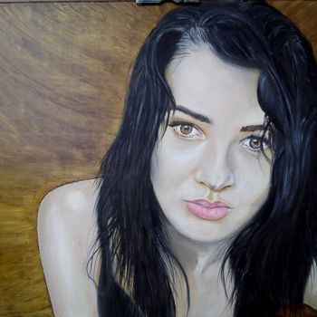 Pittura intitolato "Elena" da Franco Fumo, Opera d'arte originale, Olio
