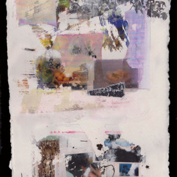 Drawing titled "La voie vers l'hive…" by Baptiste Vanweydeveldt, Original Artwork, Collages Mounted on Other rigid panel