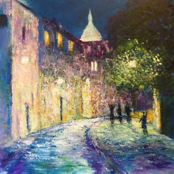 Painting titled "La joyeuse petite b…" by Anne Vignau, Original Artwork