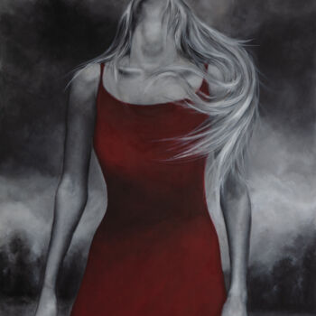 Painting titled "In attesa" by Federica Belloli, Original Artwork, Acrylic