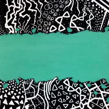 "Green river 4" başlıklı Tablo Riccardo Capparella (Ticco) tarafından, Orijinal sanat, Akrilik