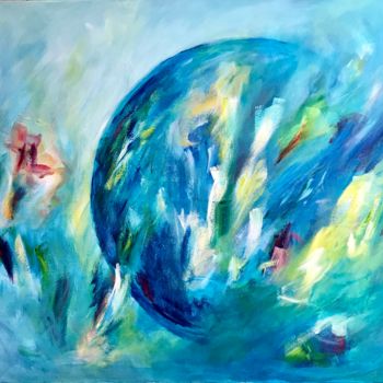 Peinture intitulée "Ascension" par Isabelle Ny, Œuvre d'art originale, Acrylique Monté sur artwork_cat.