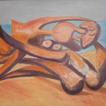 Peinture intitulée "dapres-picasso-2.jpg" par Bernard Brizoul, Œuvre d'art originale, Huile