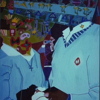 Painting titled "Figure Development…" by Gerald Shepherd F.F.P.S., Original Artwork, Oil