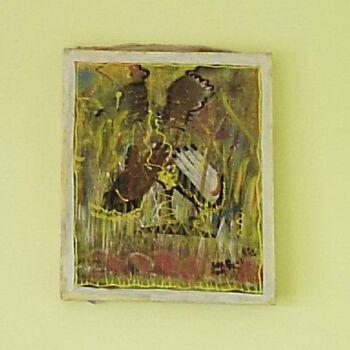 「union」というタイトルの絵画 Boubacar Sowによって, オリジナルのアートワーク, オイル
