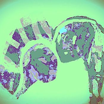 Digital Arts titled "Intimité" by Mysane, Original Artwork, Digital Painting