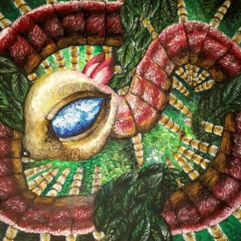 Peinture intitulée "Friend" par Lina Haas, Œuvre d'art originale, Acrylique