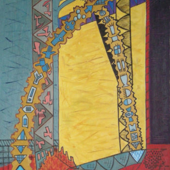 Schilderij getiteld "Girl Before A Mirror" door Gerald Shepherd F.F.P.S., Origineel Kunstwerk, Olie