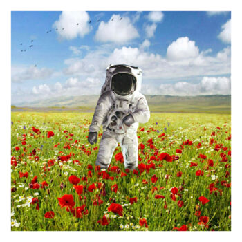 Digital Arts titled "Earth Mission" by Jean-Marie Gitard, Original Artwork, Digital Collage