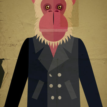 Digital Arts titled "monkey style #01" by Andrea Pisano, Original Artwork, 2D Digital Work