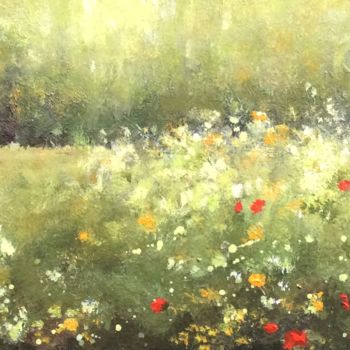 Painting titled "Héléne - 687" by Noëlle Lassailly, Original Artwork, Acrylic