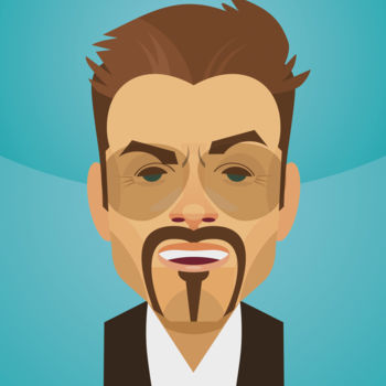 Digital Arts με τίτλο "george michael" από Andrea Pisano, Αυθεντικά έργα τέχνης, Ψηφιακή ζωγραφική