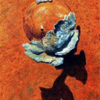 Dessin intitulée "Empreinte du temps.…" par Michel Guillet, Œuvre d'art originale, Pastel