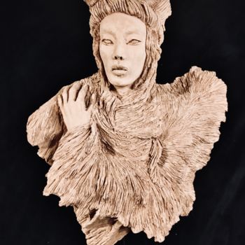 Sculpture intitulée "L'HISTOIRE" par Catherine Lesueur (C.Lesueur), Œuvre d'art originale, Terre cuite