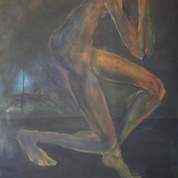 Painting titled "DARKNESS LITE (111N…" by Richard Herr, Original Artwork