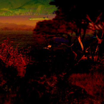 제목이 "La silhouette incan…"인 판화 Michel Tabanou로, 원작, 디지털 인쇄