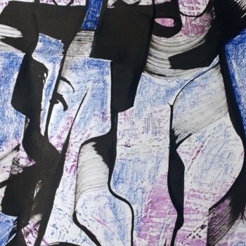 「cents  titre plus un」というタイトルの絵画 Francisco Mendesによって, オリジナルのアートワーク, インク