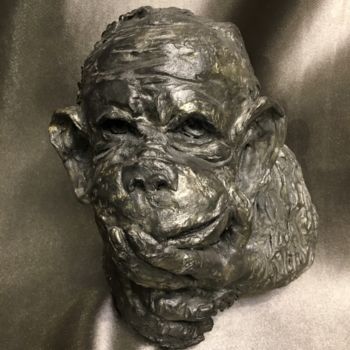 Sculpture intitulée "RÉFLEXION" par Catherine Lesueur (C.Lesueur), Œuvre d'art originale, Céramique