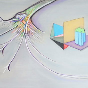 Peinture intitulée "Férocité" par Juan Luis Gandulfo, Œuvre d'art originale, Acrylique