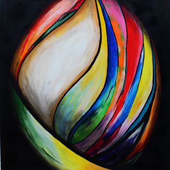 Painting titled "Ogival" by Stephanie Maltempi, Original Artwork, Acrylic