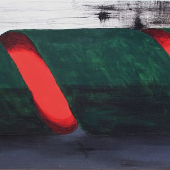 Painting titled "Dualité perpétue" by Stephanie Maltempi, Original Artwork, Acrylic