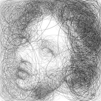 Arts numériques intitulée "Fanette" par Frédéric Durieu & Nathalie Erin, Œuvre d'art originale, Travail numérique 2D