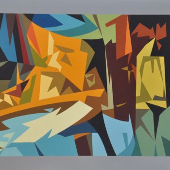 Peinture intitulée "Rivage" par Danielle Braillon (DANIELL), Œuvre d'art originale, Huile