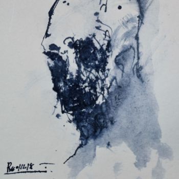 Tekening getiteld "Der verlorene Sohn…" door Stephan Rodriguez Warnemünde, Origineel Kunstwerk, Inkt