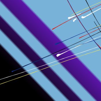 Digitale Kunst getiteld "am-rande-des-planet…" door Keep Magic, Origineel Kunstwerk, Digitaal Schilderwerk