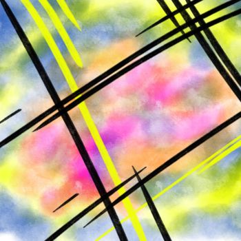 「Himmel am See」というタイトルのデジタルアーツ Keep Magicによって, オリジナルのアートワーク, デジタル絵画