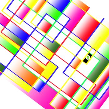Digital Arts με τίτλο "Wohngemeinschaft" από Keep Magic, Αυθεντικά έργα τέχνης, Ψηφιακή ζωγραφική
