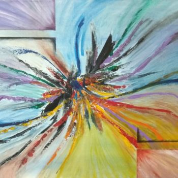 Painting titled "Rising Aspirations" by Bindiya Goyal, Original Artwork, Acrylic