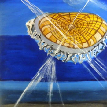 Peinture intitulée "Mars" par Juan Luis Gandulfo, Œuvre d'art originale, Acrylique