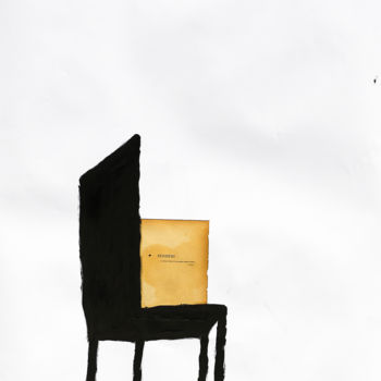 Painting titled ""Le silence éternel…" by Giulio Benatti, Original Artwork, Oil