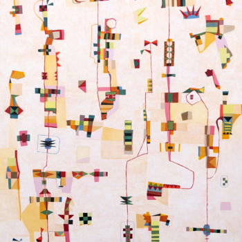 "Fard" başlıklı Tablo Jérémie Iordanoff tarafından, Orijinal sanat, Petrol