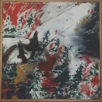 Painting titled "Innuendo" by Lobo Branco, Original Artwork, Oil