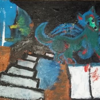 Painting titled "Rhythm Of Life" by Lobo Branco, Original Artwork, Acrylic
