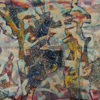 Peinture intitulée "Oubli" par Philippe Casaubon, Œuvre d'art originale, Huile