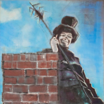 Painting titled "The First Female Ch…" by Lise Soskolne, Original Artwork, Oil