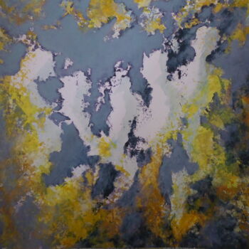 Peinture intitulée "Fresque automnale" par Catherine Dufrene (Katy), Œuvre d'art originale, Acrylique