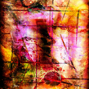 Digitale Kunst getiteld "Birth of a New Gala…" door Barry Farley Visual Arts, Origineel Kunstwerk, Digitaal Schilderwerk