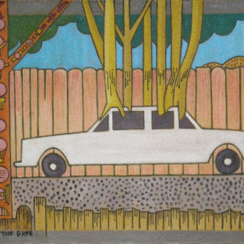 Ζωγραφική με τίτλο "Tree At The Gate" από Gerald Shepherd F.F.P.S., Αυθεντικά έργα τέχνης, Λάδι