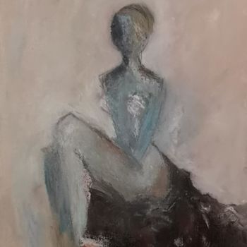 Painting titled "Reflexion" by Patrick Couvreur, Original Artwork, Oil