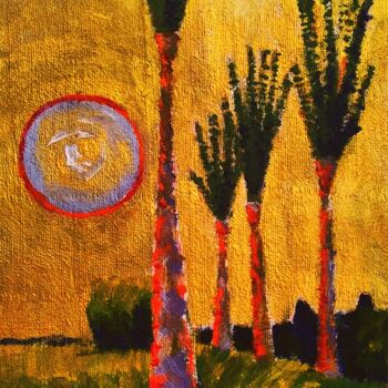 Painting titled "Echo d'ete" by Slobodan Spasojevic (Spaki), Original Artwork, Oil