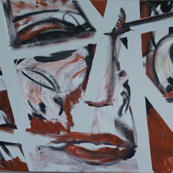 Painting titled "Torn" by Peter Stutz, Original Artwork, Oil