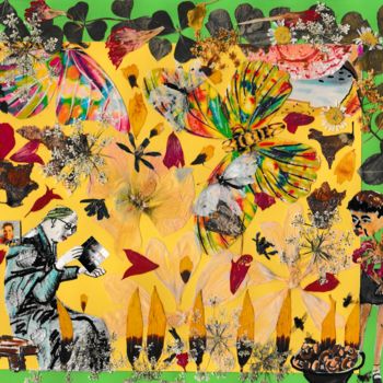 Collagen mit dem Titel "Least we can DO,..." von Phil Colisov, Original-Kunstwerk, Andere