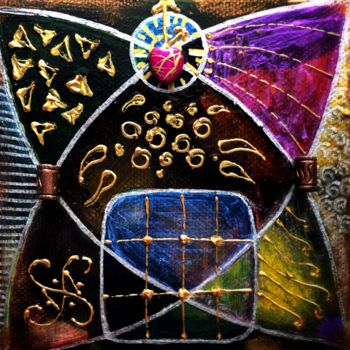 Schilderij getiteld "Prima hora" door Anne Brigaud, Origineel Kunstwerk