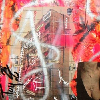 Painting titled "détail 2 de JZOB" by Toytoy, Original Artwork