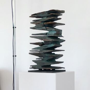 Escultura intitulada "Big Floater" por Sylvio Eisl, Obras de arte originais, Bronze